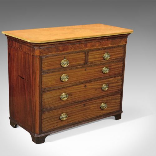fig 1. Antique Chest of Drawers, Georgian Commode c.1780
