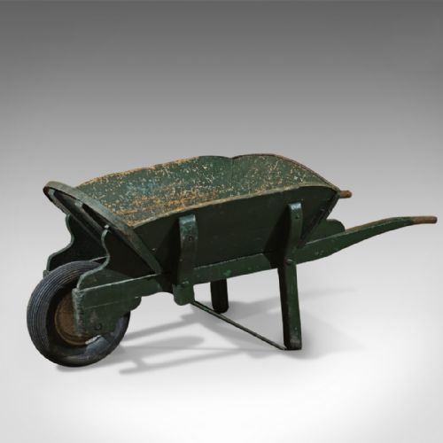 fig 1. Victorian Garden Antique Wheelbarrow, Planter