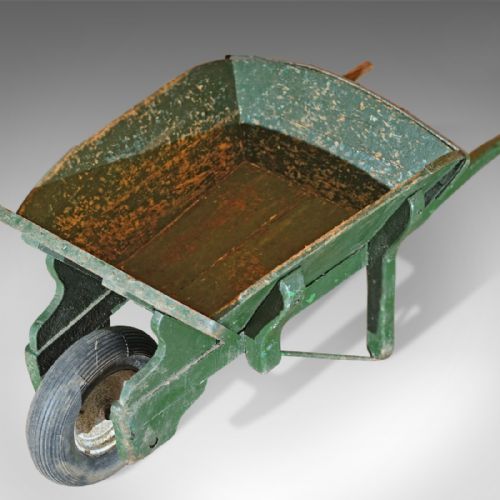 fig 2. Victorian Garden Antique Wheelbarrow, Planter