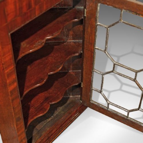 fig 3. Georgian Glazed Antique Corner Cabinet, c.1800