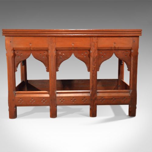 fig 2. Arts and Crafts Antique Serving Table, c.1880