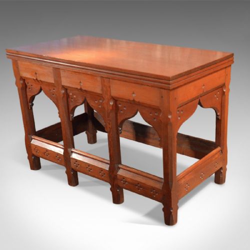 fig 3. Arts and Crafts Antique Serving Table, c.1880