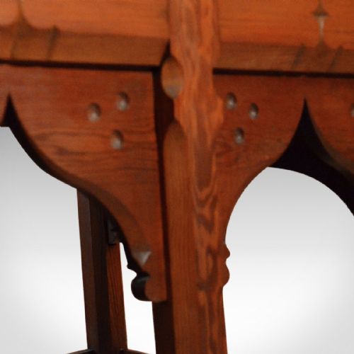 fig 4. Arts and Crafts Antique Serving Table, c.1880