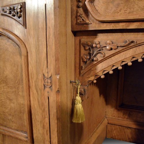 fig 3. Large Antique Sideboard Buffet, Victorian c.1880
