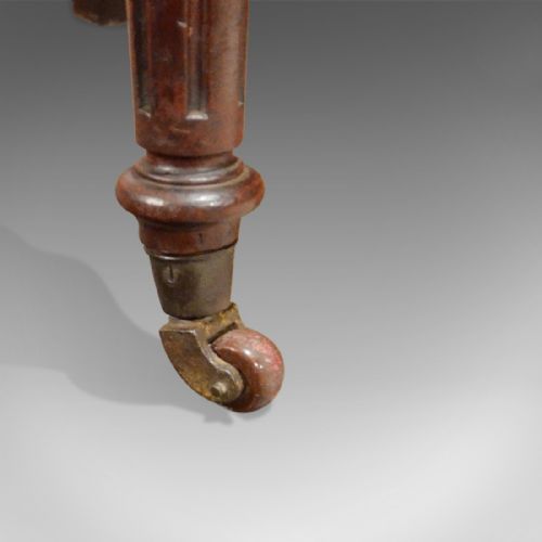 fig 3. Regency Red Leather Antique Library Chair, c.1830