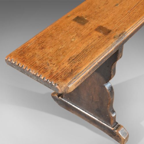 fig 1. Long Victorian Kitchen Antique Bench