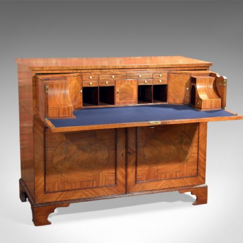 Antique Secretaire Georgian Writing Desk, C.1780