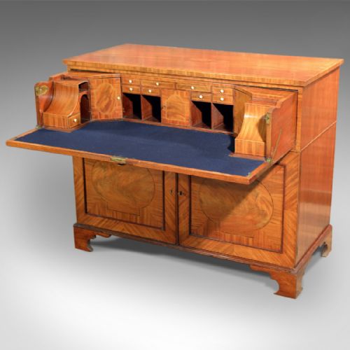fig 3. Antique Secretaire Georgian Writing Desk, c.1780