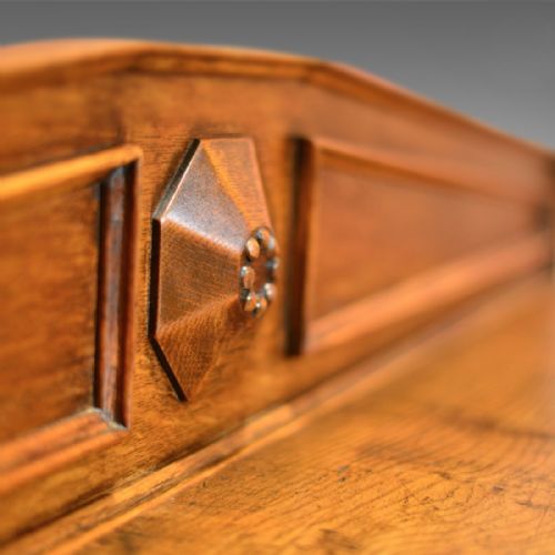 fig 2. Antique Breakfront Sideboard, Victorian Buffet Cupboard