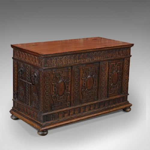 Antique Coffer, French Walnut C.1800