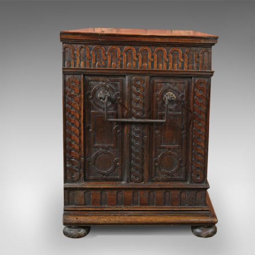 fig 3. Antique Coffer, French Walnut c.1800