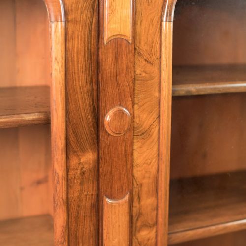 fig 4. Antique Bookcase, Regency Rosewood Glazed Cabinet, c.1830