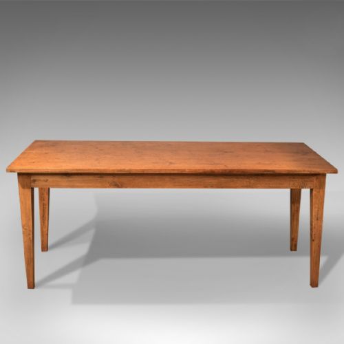 fig 1. Antique Dining Table, 19th Century French Country Kitchen