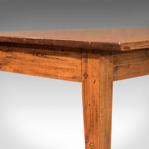 fig 2. Antique Dining Table, 19th Century French Country Kitchen