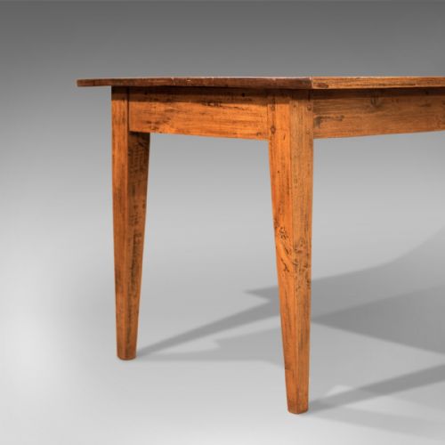 fig 3. Antique Dining Table, 19th Century French Country Kitchen