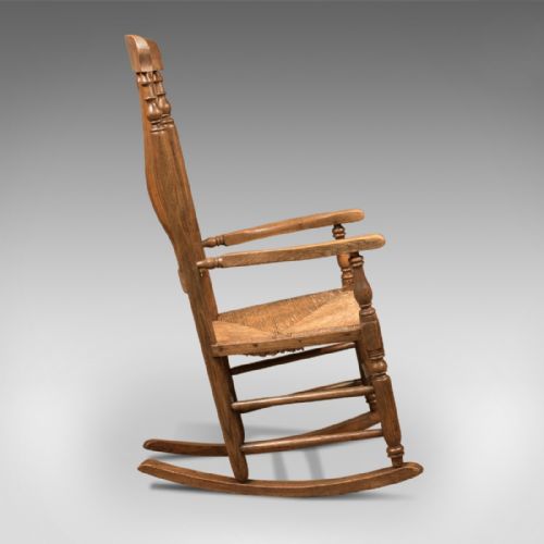 fig 2. Antique Rocking Chair, Georgian Oak and Ash