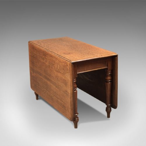 Antique Dining Table, Georgian Oak Gateleg C.1790
