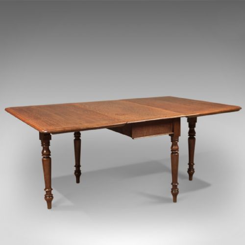 fig 2. Antique Dining Table, Georgian Oak Gateleg c.1790