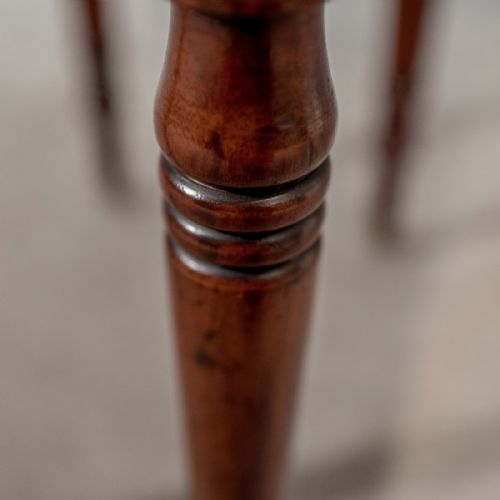 fig 3. Antique English Regency Pembroke Worktable Side Lamp Table Mahogany c1820