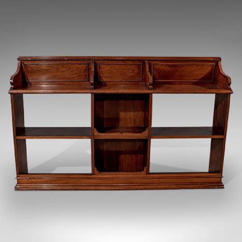 fig 2. Antique Walnut Bookcase Display Shelves 30