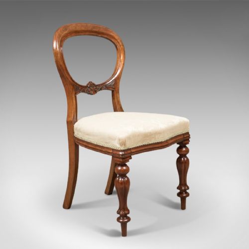 Antique Chair, Early Victorian Buckle Back, C.1840