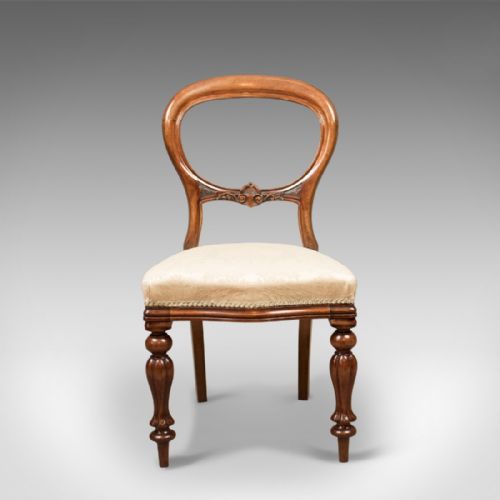 fig 1. Antique Chair, Early Victorian Buckle Back, c.1840