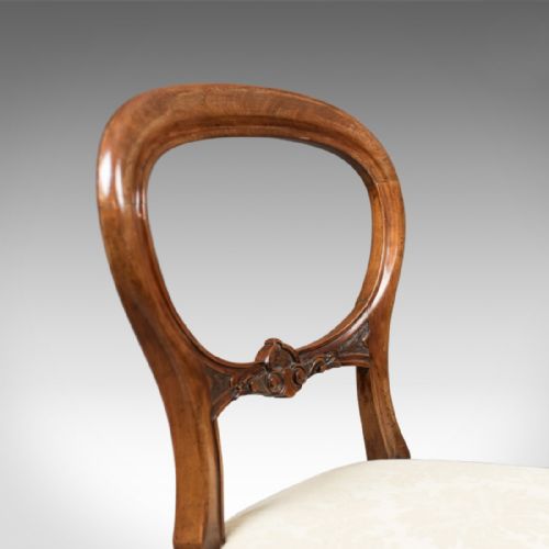 fig 3. Antique Chair, Early Victorian Buckle Back, c.1840
