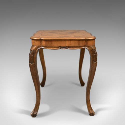 fig 3. Antique Coffee Table, French, Burr Walnut c.1910