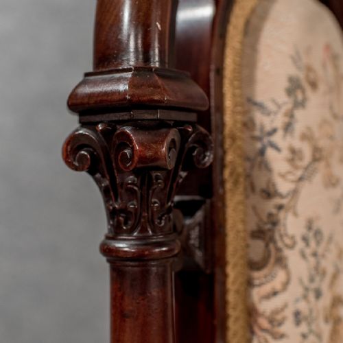 fig 5. Antique Fine Walnut Side Desk Hall Chair English Quality William IV c1835