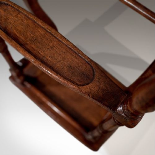 fig 2. Antique Gentlemen's Valet Clothes Stand English Victorian Oak Fine Quality c1850