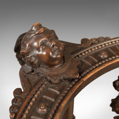 fig 3. Antique Corner Armchair, Carved Victorian Chair c.1870