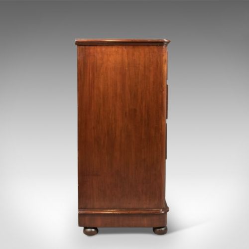 fig 1. Antique Chest of Drawers, Victorian Mahogany c.1880