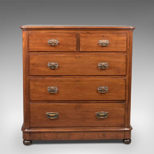 fig 2. Antique Chest of Drawers, Victorian Mahogany c.1880