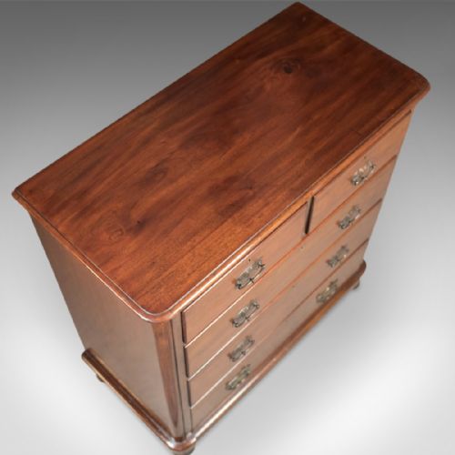 fig 3. Antique Chest of Drawers, Victorian Mahogany c.1880