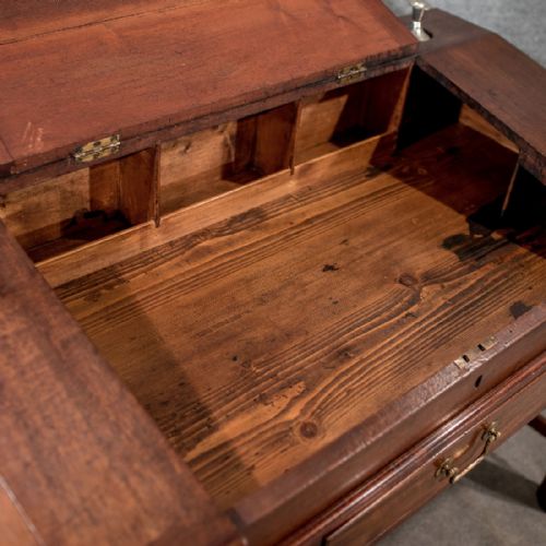 fig 3. Antique School Masters Desk, English, Georgian, Mahogany, Circa 1800