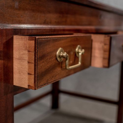 fig 4. Antique School Masters Desk, English, Georgian, Mahogany, Circa 1800