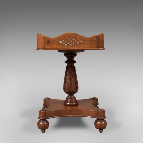 fig 2. Antique Side Table, Early Victorian Decanter Stand, English c.1850