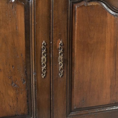 fig 2. French Antique Sideboard Cabinet, 18th Century Walnut Cupboard