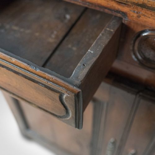fig 4. French Antique Sideboard Cabinet, 18th Century Walnut Cupboard
