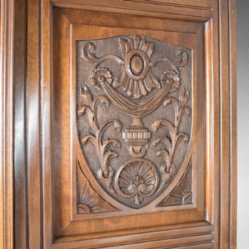 fig 4. Antique Wardrobe, Victorian Mirrored Cupboard c.1880