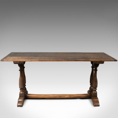 fig 3. Antique Refectory Table, 17th Century and Later, English, Oak