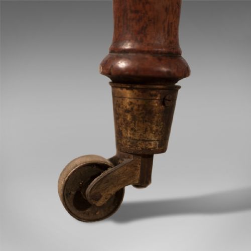 fig 4. Antique Regency Pembroke Sofa Lamp Side Table English Mahogany c1820