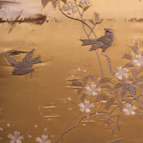 fig 3. Antique 4 Fold Screen, Victorian Room Divider