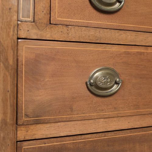 fig 5. Antique Bureau, Victorian Walnut Desk, c.1900