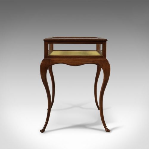 fig 2. Antique Bijouterie Table, George V Display Case, English c.1915