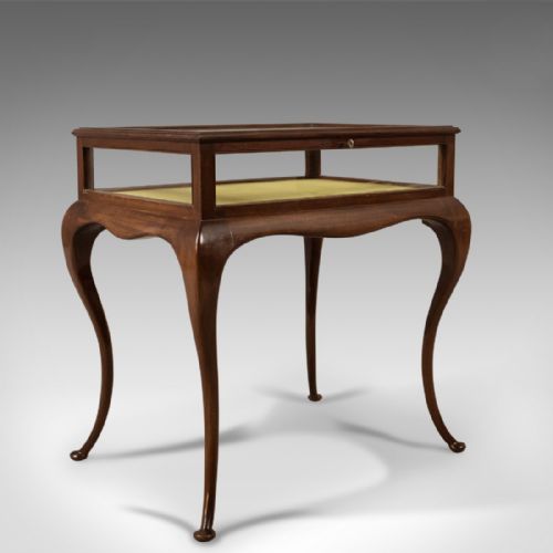 fig 3. Antique Bijouterie Table, George V Display Case, English c.1915