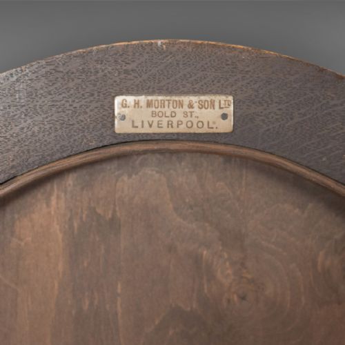 fig 3. Antique Wall Mirror, English, Walnut, Edwardian c.1910