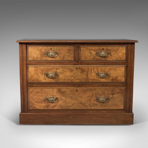 fig 1. Antique Chest of Drawers, Victorian, English, Commode c.1900