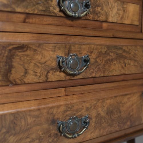 fig 3. Antique Dressing Table, Edwardian Vanity Chest of Drawers, English, c.1910