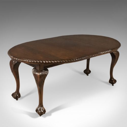 Antique Dining Table, 4-6 Seater, Edwardian, English, Mahogany